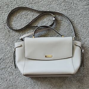 Kate Spade Cream Crossbody Bag with Gold Accents
